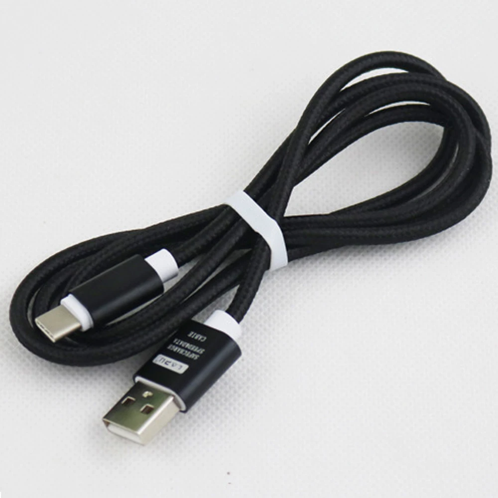 

Lianpu 2A USB Type C Cable For Type-c Interface Digital Device Nylon Metal Mobile Phone Fast Charging Wire
