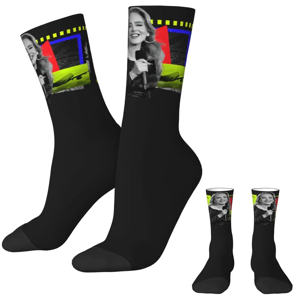 Adele Tour 2024 Германия (2) носки забавные чулки зимние противоскользящие для пар