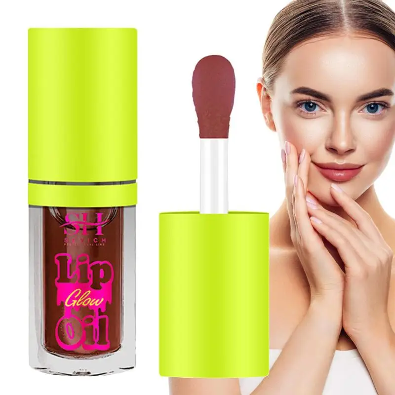 

Plumping Lip Oil Instant Volume Lip Care Essence Long-Lasting Water Mirror Lip Stain Natural Lip Enhance Makeup Gift For Women