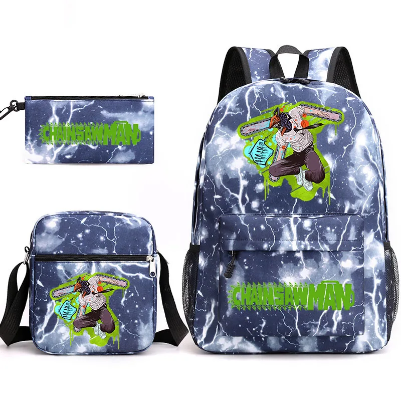 

Chainsaw Man Animated Printing Bag Kids Backpack Various Colors Kids Bags Casual Bag Teen Student School Bag Boys Girls Backpack