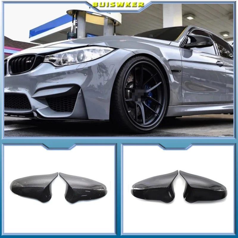 Чехлы на зеркала заднего вида для BMW F80 M3 F82 F83 M4 2015-2018 ABS углеродное волокно