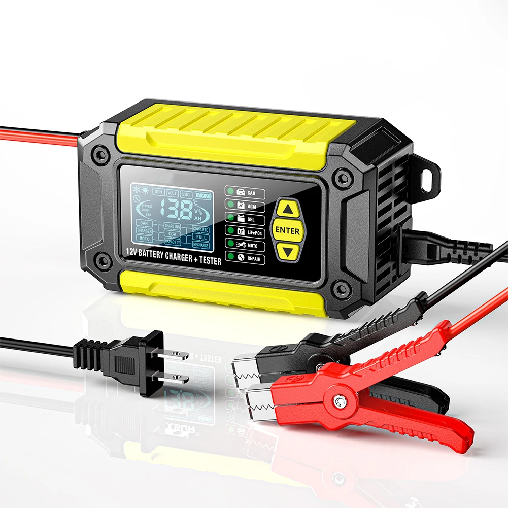 Автомобильное зарядное устройство 12 В LiFePO4 AGM Портативное автомобильное 1 9