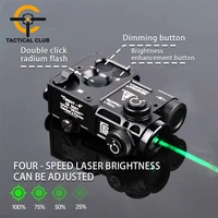 tactical metal perst 4 peq green ir aiming infrared laser pointer sight for airsoft rifle ar15 ak47 m16wadsn hunting accessories