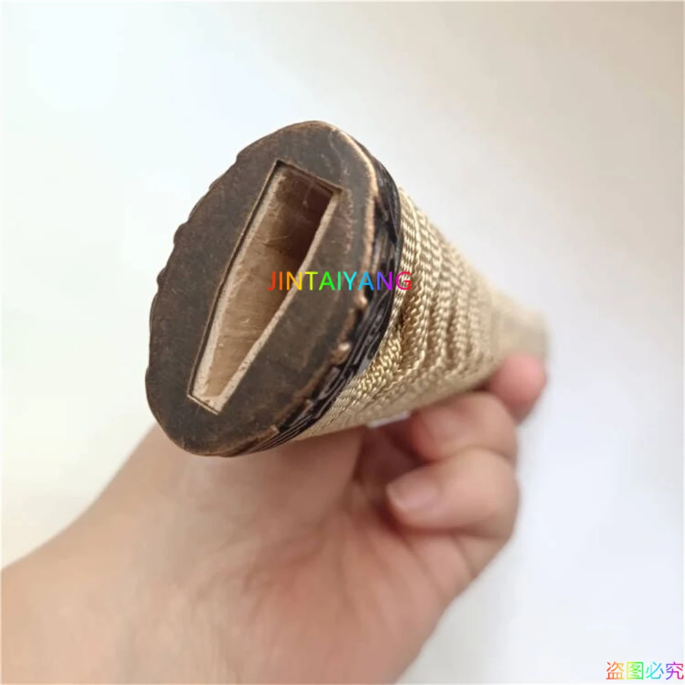 30 см Tsuka Hilt Real Rayskin сплав фучи Кашира менуки шелк Ито Запчасти для японских