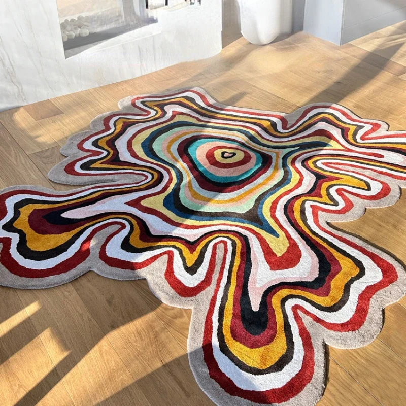 Необычный круглый ковер