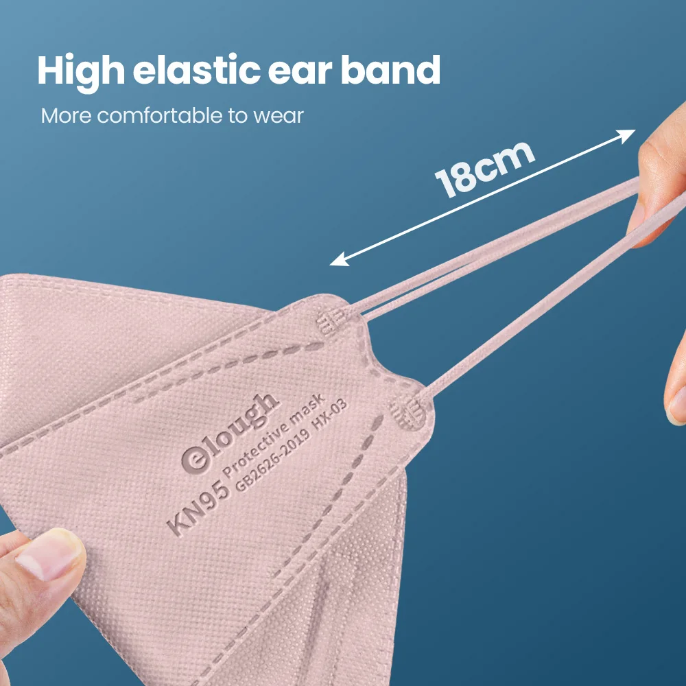 Респиратор FFP2 для взрослых 4-слойная маска лица с сертификатом качества рыбы fpp2