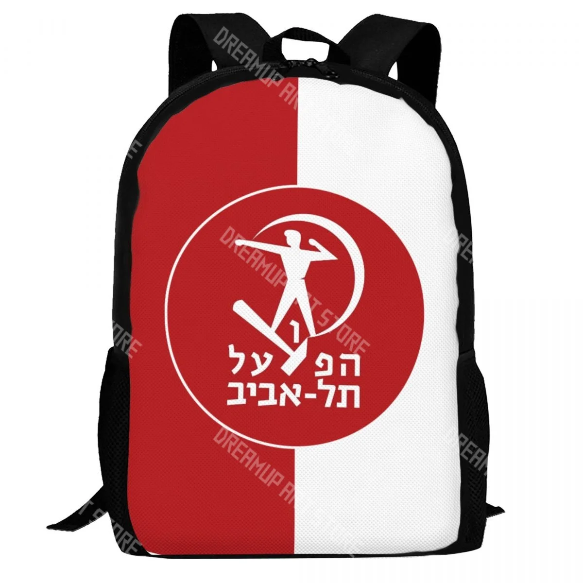 Фото Баскетбольный дорожный рюкзак для ноутбука Hapoel Tel Aviv, сумка для компьютера, школьная сумка для колледжа, подарок для мужчин и женщин №2