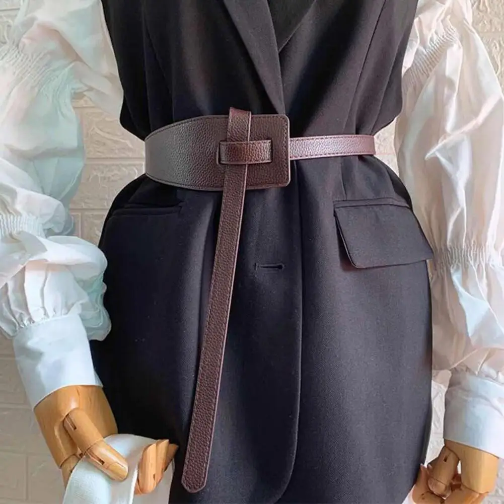 

Waist Belt Tie Obi Waistband Bow Belts Wedding Dress Overcoat Waistband Vintage Wide Corset Belt for Women cinturones para mujer