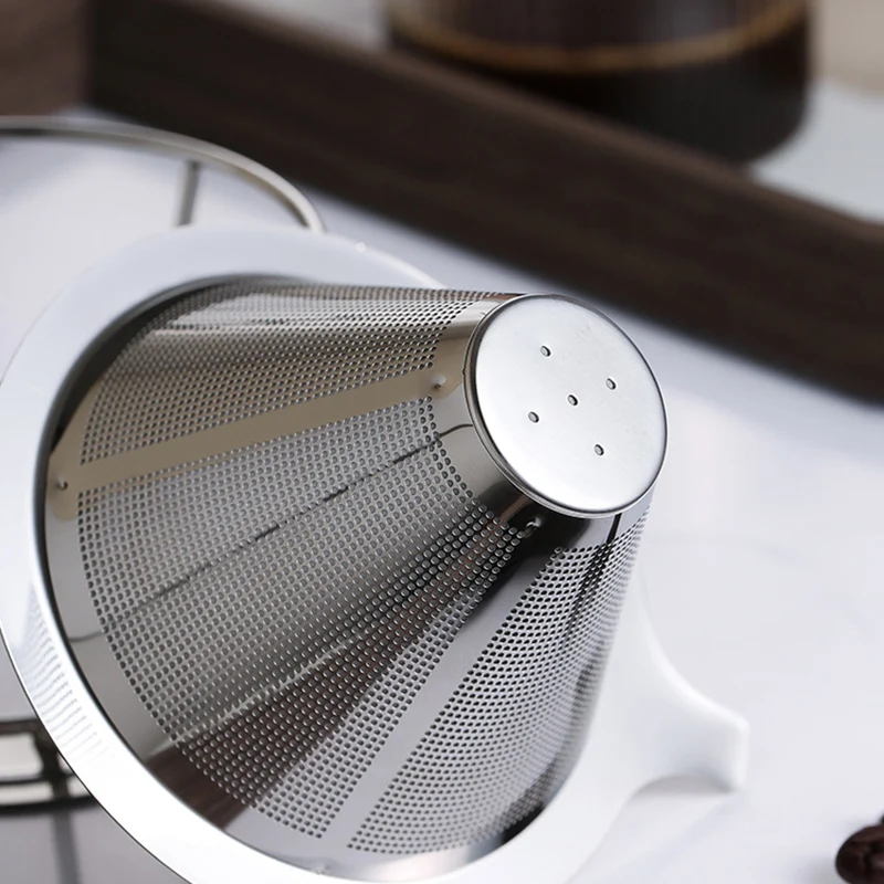 1 шт. сетчатый фильтр для кофе из нержавеющей стали