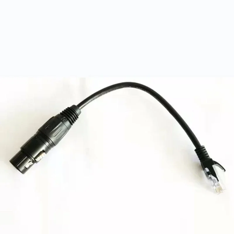 Переходник с головки Cancon на штекер RJ45 3-контактный кабель-адаптер для сетевого