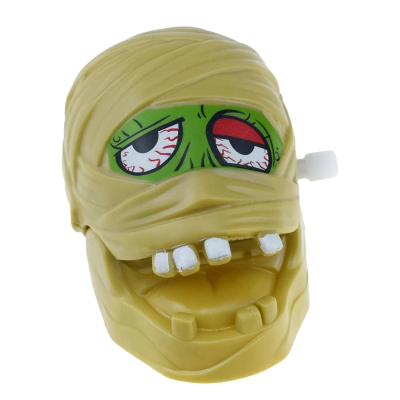 

1PC Magic Trick Novelty & Gag Toys Wind-Up Toy for Kids Adults Clockwork Mummy's Head Trick Prop Set Magic Kit Prank Toy