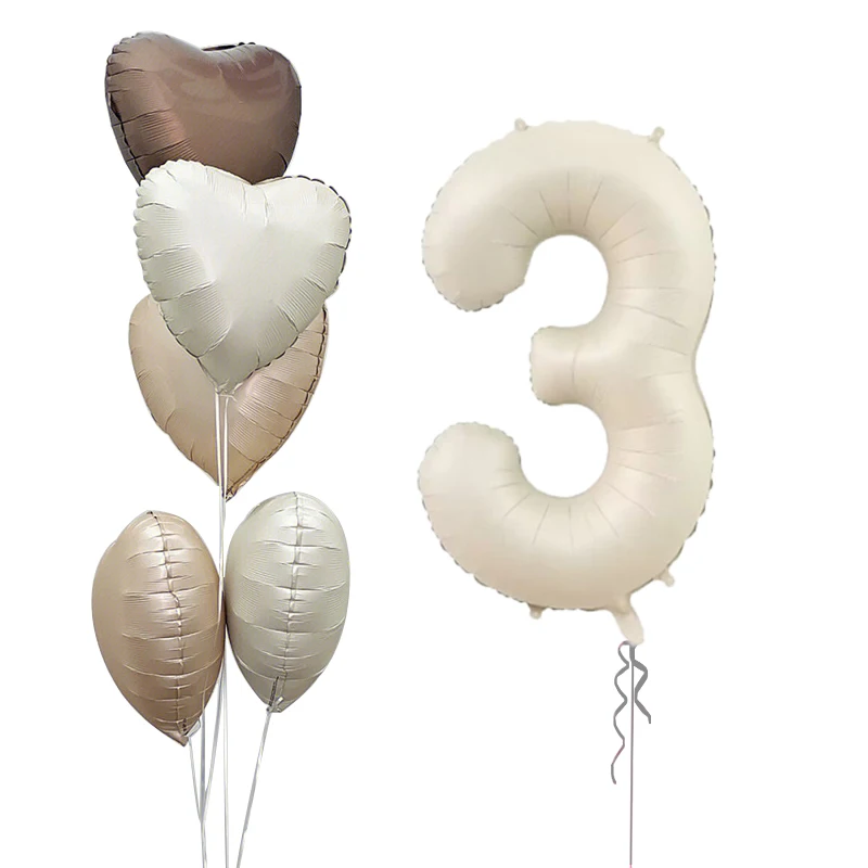 

Набор сердечных шаров 6 шт.