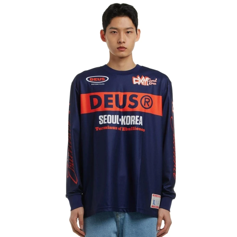 2024 DEUS EX MACHINA футболка с длинным рукавом для мотокросса унисекс рубашки горного