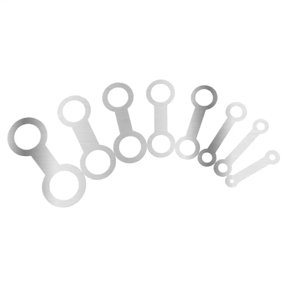 

8 Pcs Stainless Steel Saxophone Leather Pads Repair Tools