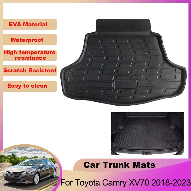 

For Toyota Camry 70 XV70 2018-2023 2021 2019 8 8th Gen Car Trunk Mat Waterproof Protective Storage Pad EVA Material Accessories