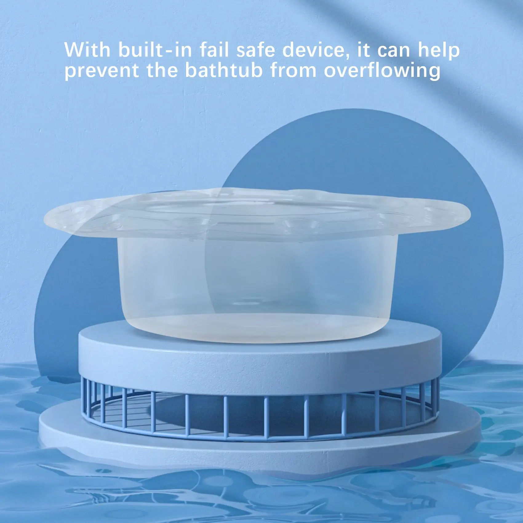 Крышка слива для перелива ванны уплотнение присоски пробка более глубокой