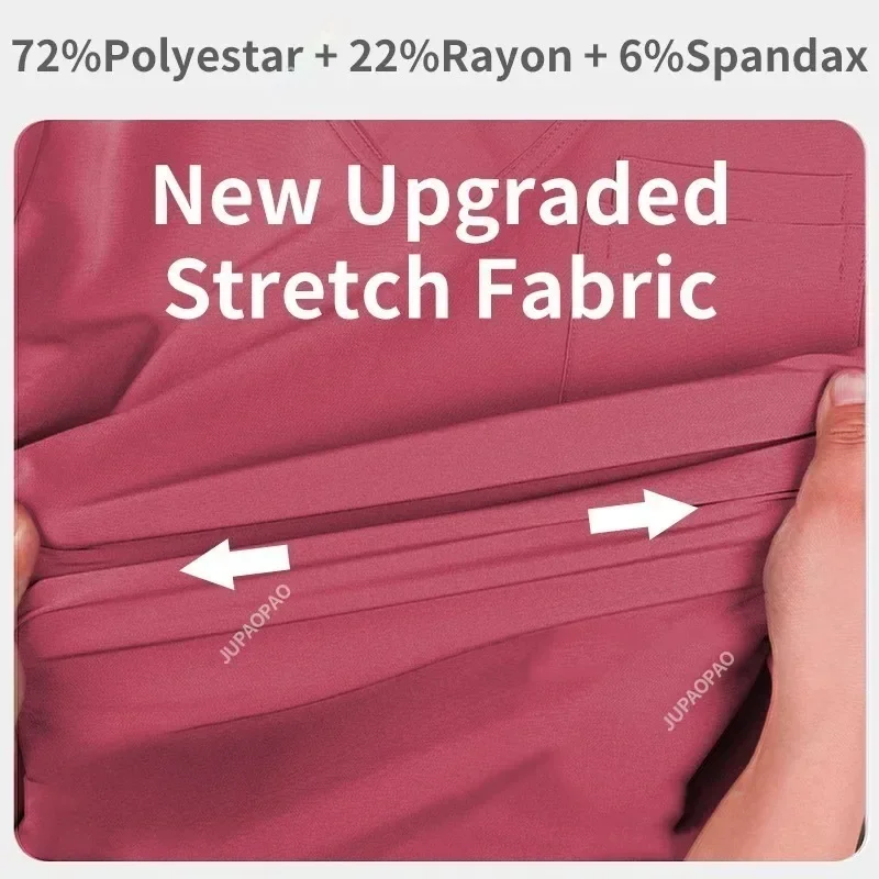 Медицинская униформа для мужчин набор лаборатории клиника врачей с V-образным