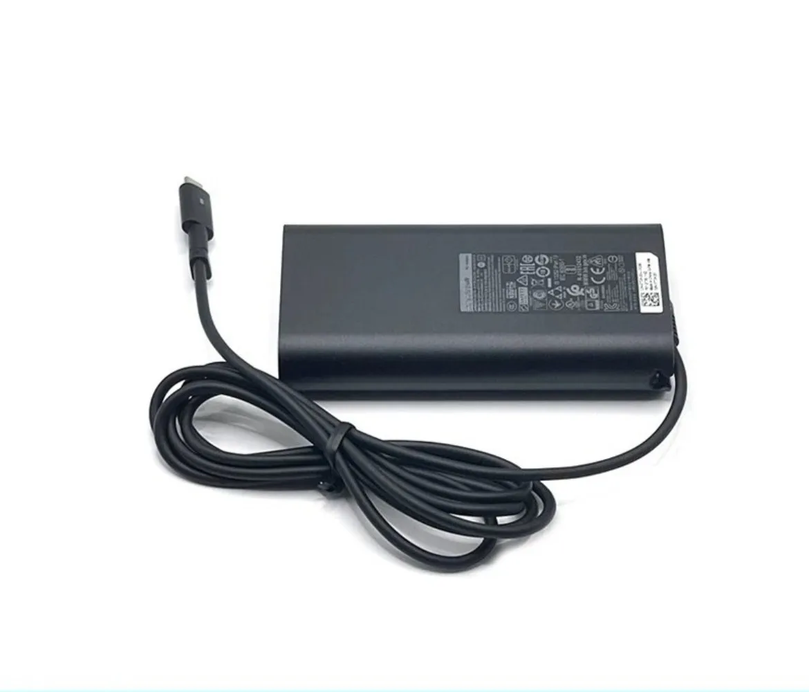 Фото Оригинальный адаптер питания для ноутбука 130W 20V 6.5A Type-C для Dell XPS 15 9500 17 9700 Latitude 5401 5411 5501 DA130PM170 №1