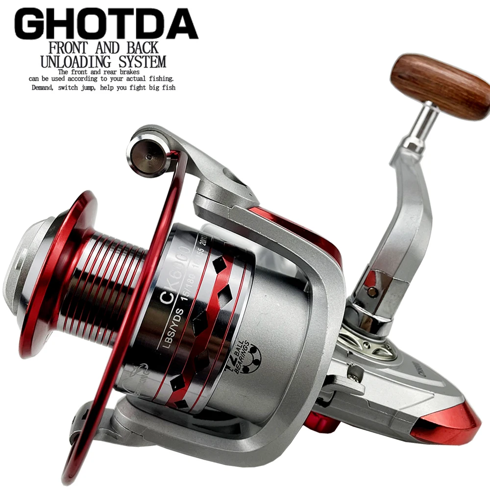 

Metal Fishing Reel Freshwater Spinning Coil Saltwater Carp Carpe Moulinet Peche Sea Fishing 2000 3000 4000 5000 6000