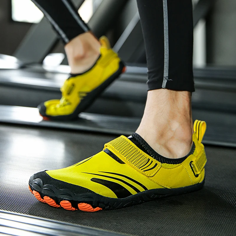 Unisex Beach Barefoot Outdoor Beach Sandals Upstream Water Shoes Plus Size Non-Slip River Sea Diving Sneakers  Hiking Sandals