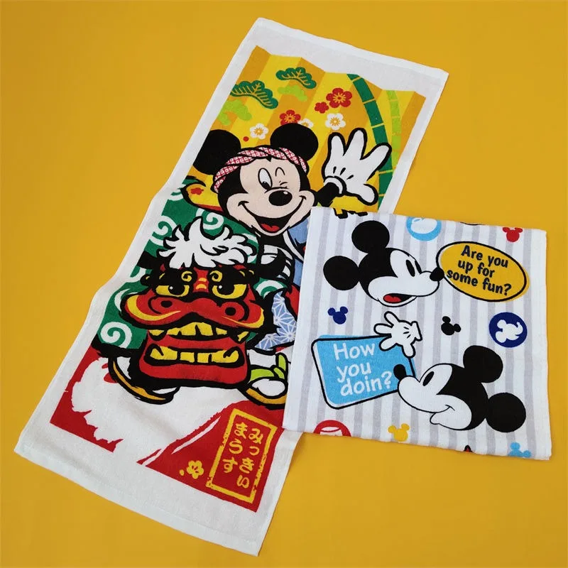 Kawaii диснеевские чистые хлопковые Мультяшные Микки портативные мягкие