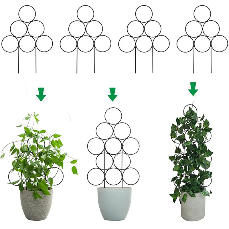 

Indoor Trellis Small Trellis for Potted Plants Stackable Houseplant Trellis for Climbing Plants Indoor Plant Trellis Decorate