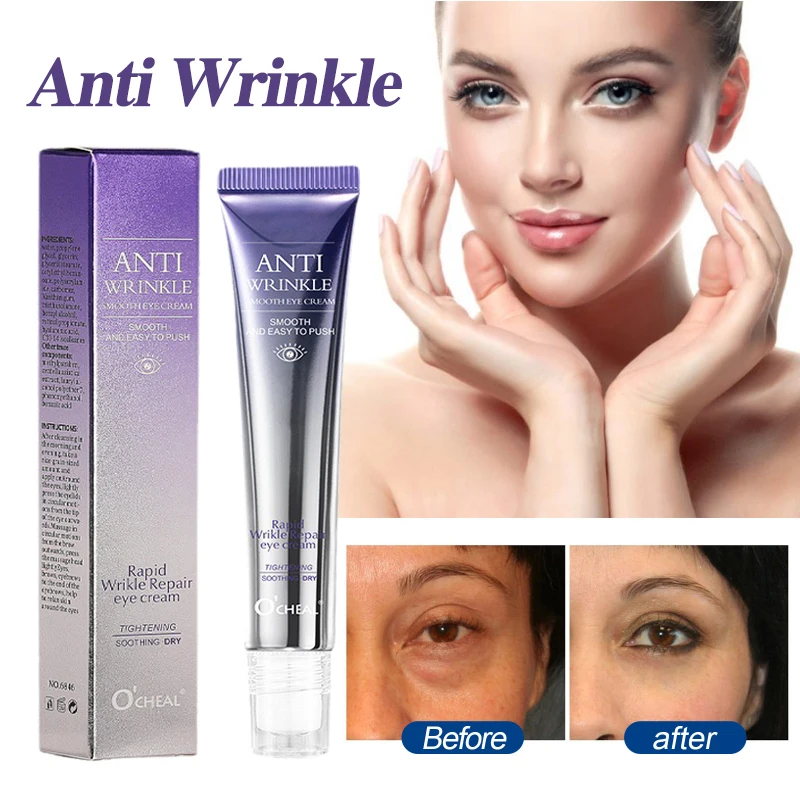 

Roll-on eye cream Anti Wrinkle Aging fade fine lines eye bags Lifting Firming moisturizing hydrating eye massage essence care