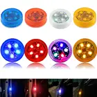 24 шт. 5 светодиодных беспроводных ламп для открывания двери автомобиля, противоударные предупреждающие огни безопасности, быстрое мигание, импульсный сигнал, индукционные лампы