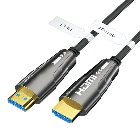 HDMI 2,0 AOC волоконно-оптический кабель 4K @ 60 Гц 18 Гбит/с высокоскоростные 4K HDMI кабели ARC HDR HDCP для RTX3080 3090 PS5 HDTV 10 м 20 м 30 м 50 м