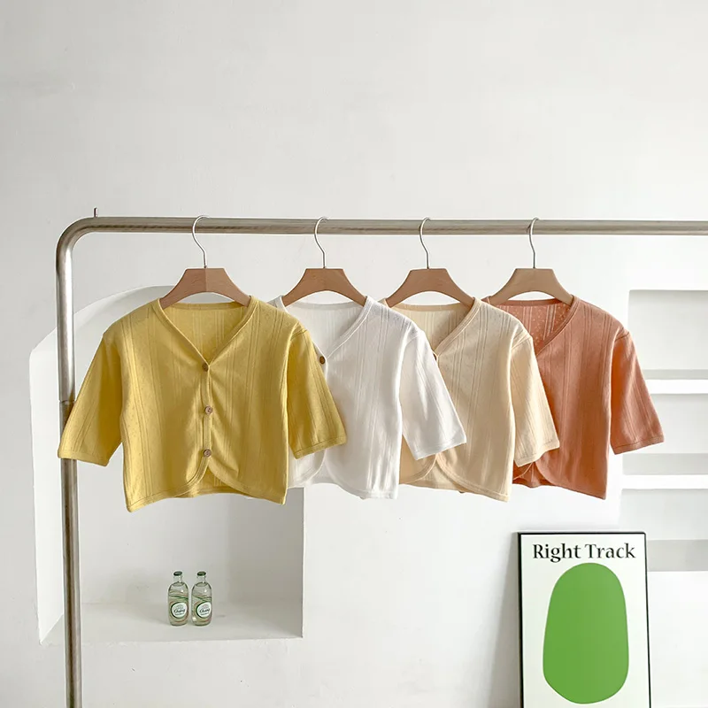 

MILANCEL, детская блузка, рубашка для маленьких девочек, ажурная воздушная рубашка