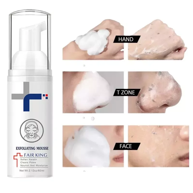 

NEW2022 Exfoliating Mousse Peeling Gel Face Scrub Deep Remove Cleaning All Skin Types Smooth Moisturizing Skin Exfoliator TSLM1