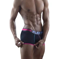 playpump hot cotton gay sexy men underwear man boxer underpants quick dry trunk mens panties bxoers shorts freegun