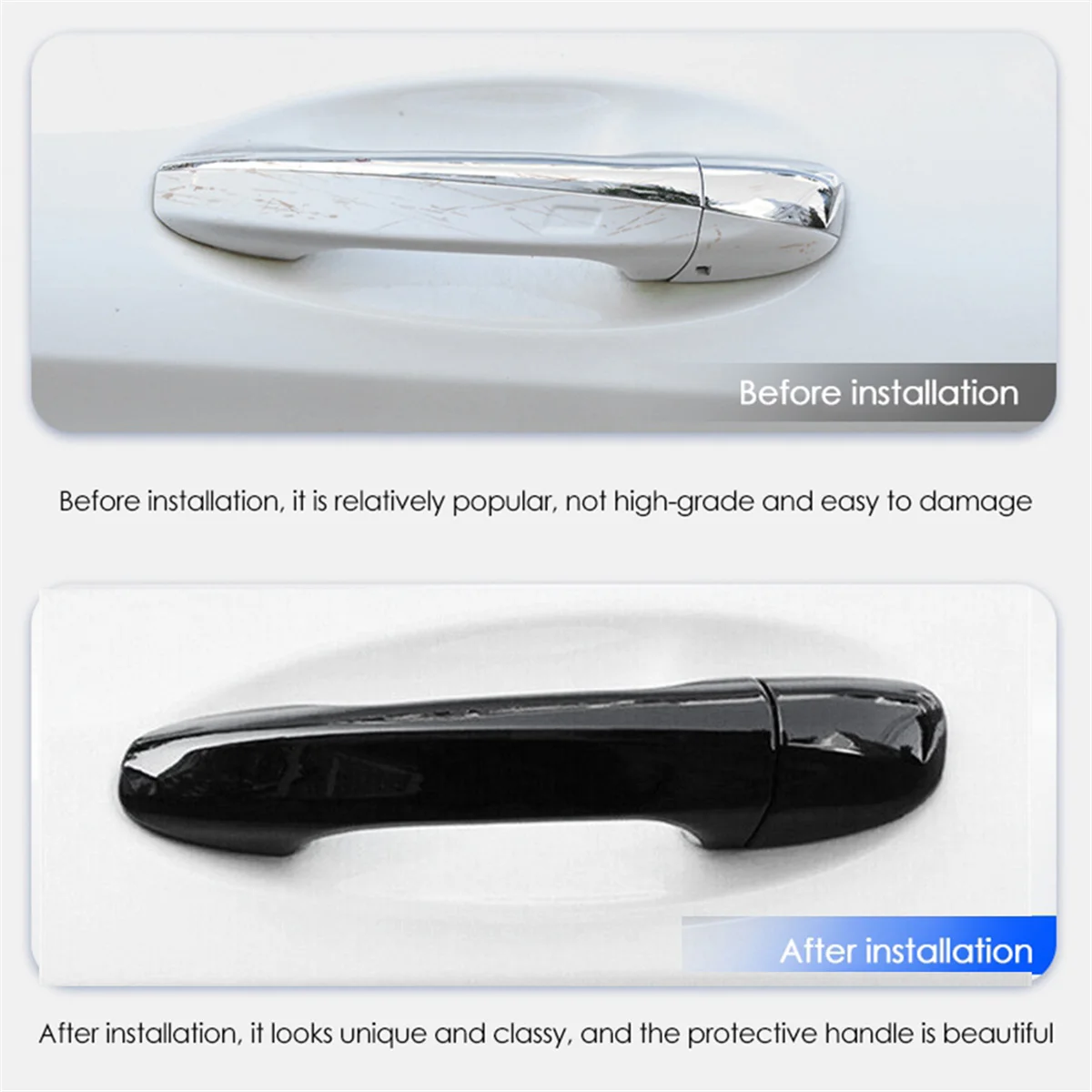 4 шт. наружная накладка на дверную ручку для Benz A B класса W213/205 15-24