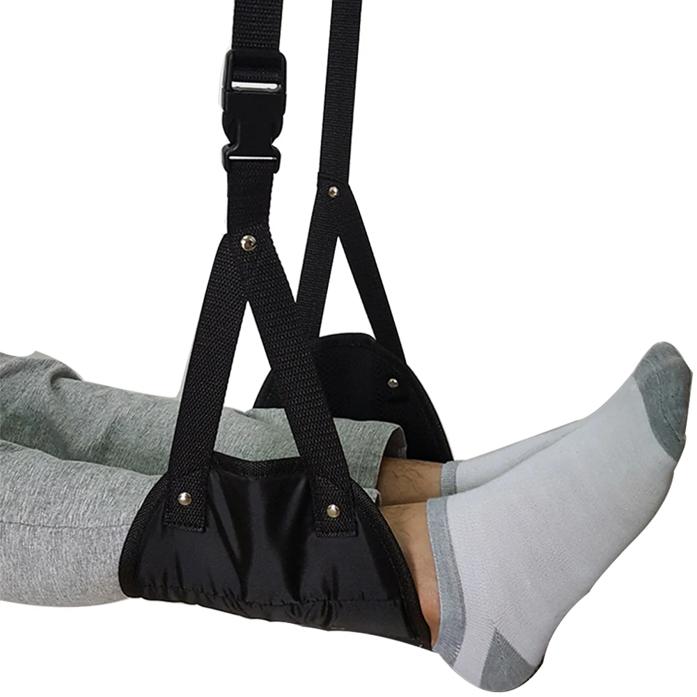 Office Folding Pillows Flight Airplane Travel Pain Relief Leg Hammock Adjustable Carry-on Foam Footrest Portable