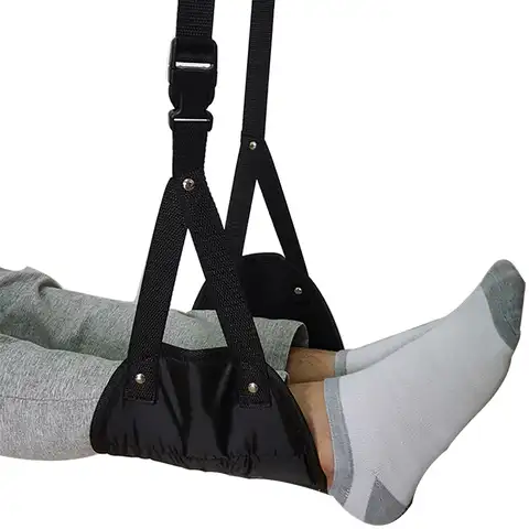 Регулируемая подставка для ног, офисный Регулируемый гамак из пены для облегчения боли в самолете, путешествии