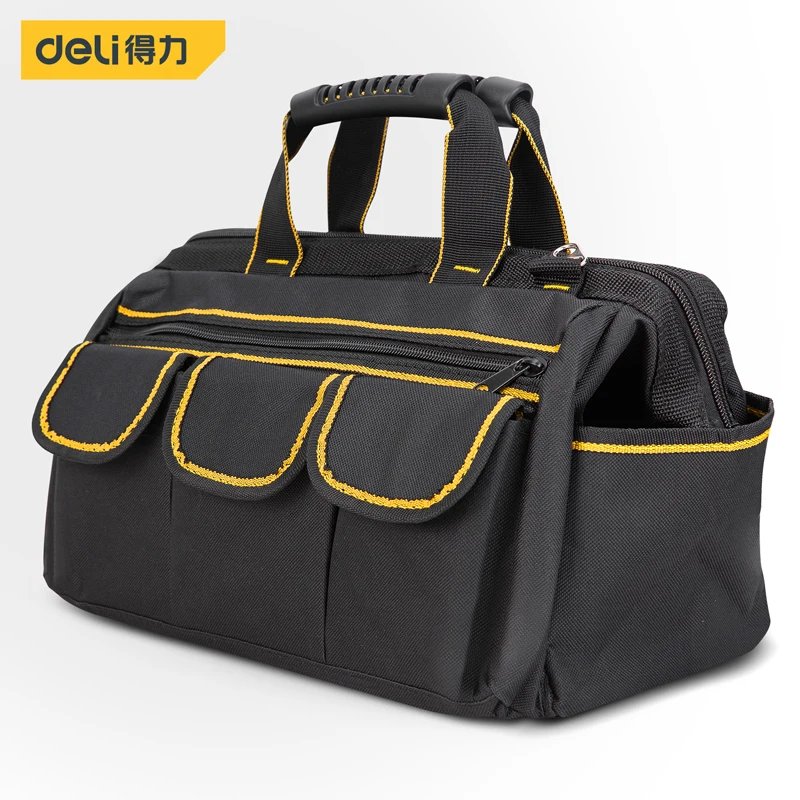 1 Pcs 14'' 16'' 18'' Encrypted Oxford Cloth Tool Handbag Multiple Pocket Design Tools Storage Bag Electrician Organizer Toolbag