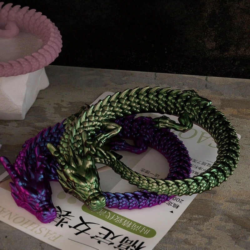 ZB91 Форма для украшения дракона Простая в использовании силиконовая форма свечей