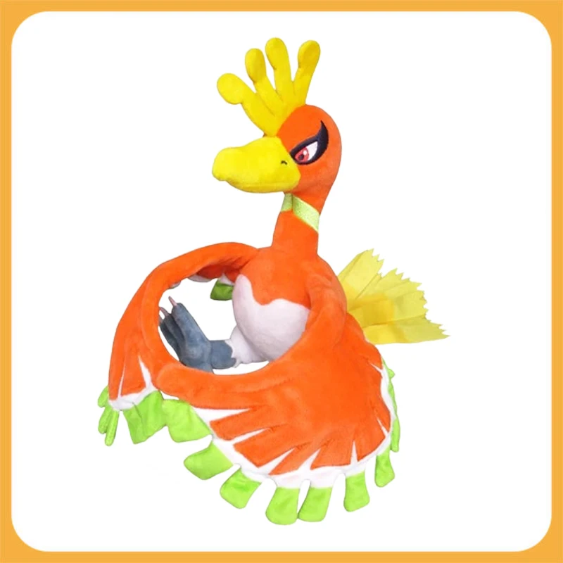 

Pokemon Ho-Oh Plush Stuffed Toys Cartoon&Cute Plush Doll Home Decor Sofa Cushion Pillow Doll Kids Gifts