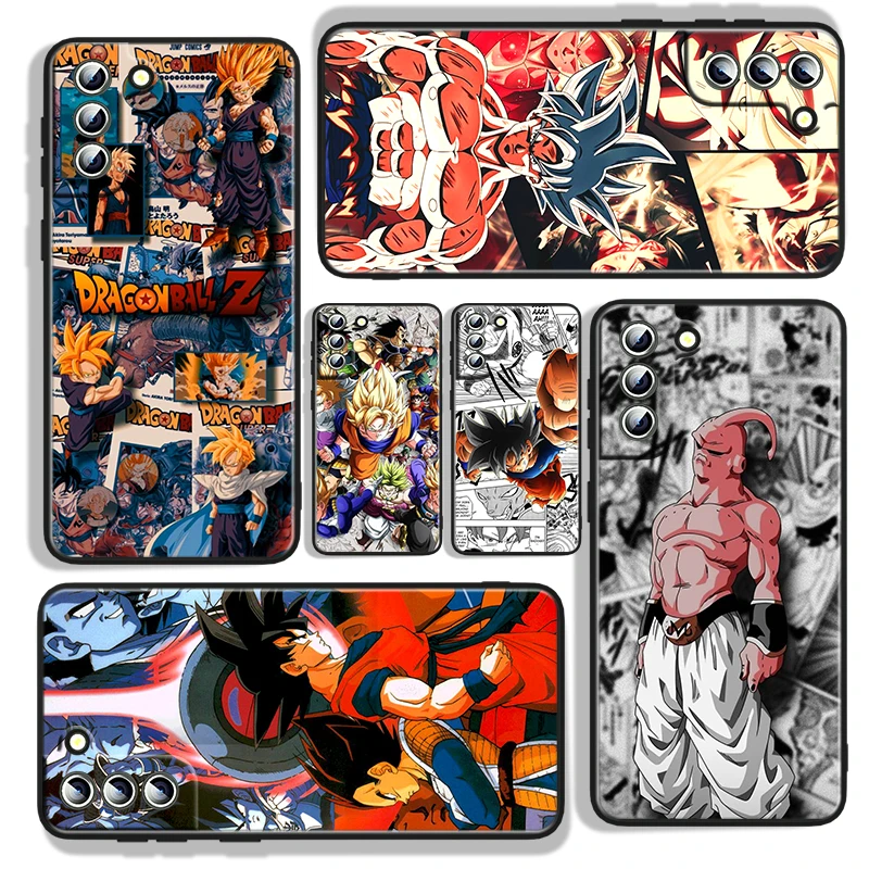

Dragon Ball Super Saiyan Goku For Samsung Galaxy S22 S21 S20 FE Ultra S10e S10 S9 S8 S7 S6 Edge Plus Black Silicone Phone Case