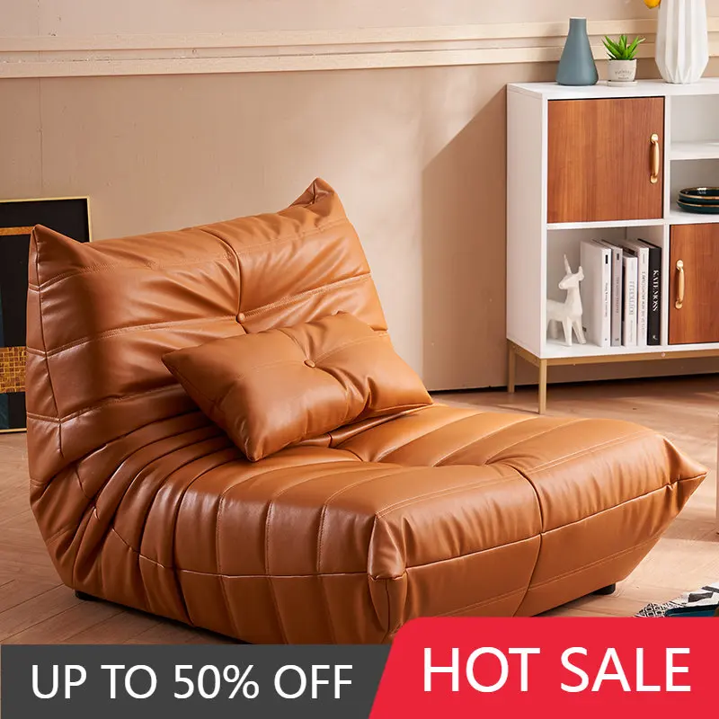 

Роскошный кожаный Поролоновый диван-татами для гостиной, угловой диван из итальянского материала, мебель для спальни