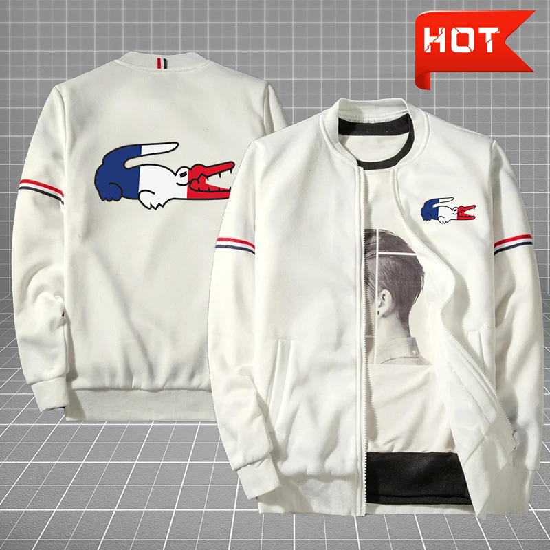 

Роскошная куртка с принтом бренда, уличная бейсбольная форма, тонкая мужская куртка Colbert