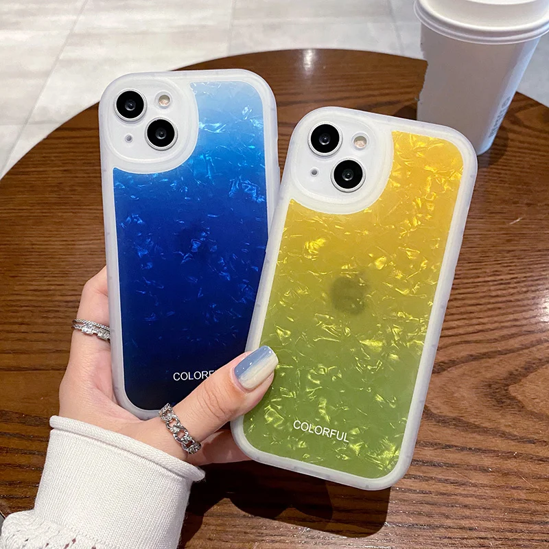 Soft shockproof transparent shell for iPhone compatible with models 13 12 11 Pro max x XS XR 13pro luxury color |