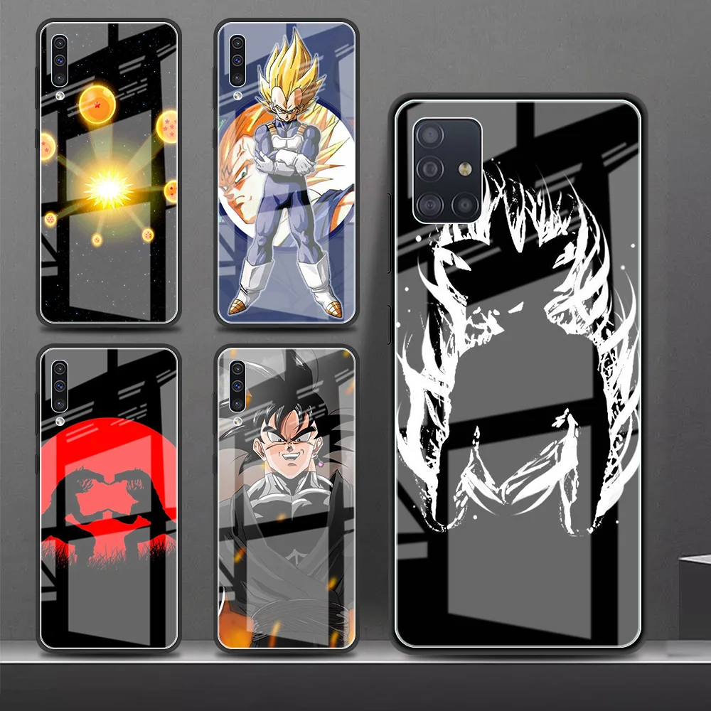 

Find of Dragon Ball Case For Samsung A52 A51 A71 A50 A21s A70 A91 A12 A31 A40 A30 A53 A73 A22 Glass Phone Funda Cover Cases