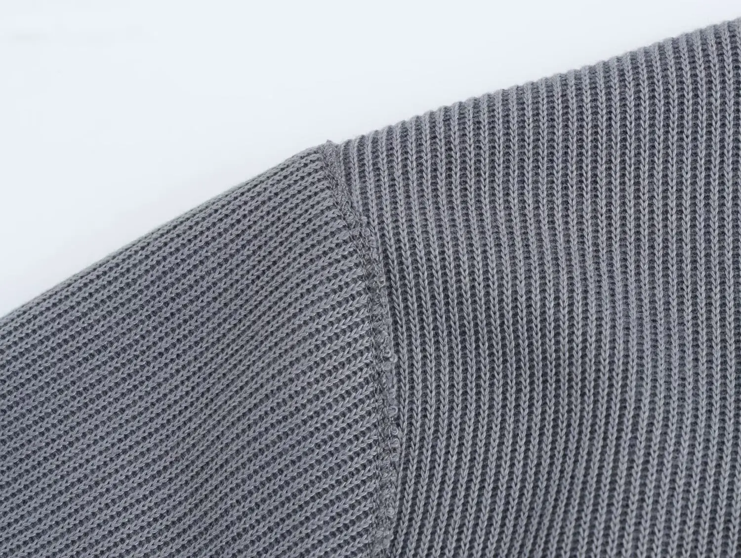 TRAFZA Шикарный вязаный однотонный серый повседневный женский костюм с коротким