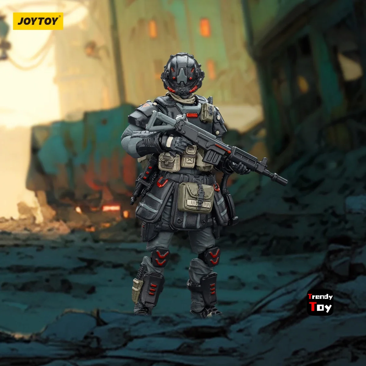 Фото 【JOYTOY】Фигурка Dark Source UNSC Breacher Aiden 1/25, игрушка-украшение №5