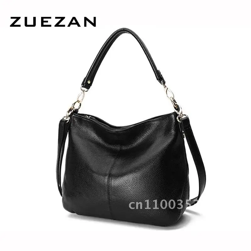 Бродяга с 3 отделениями женская натуральная сумка кожаная через плечо A472 100% кожа