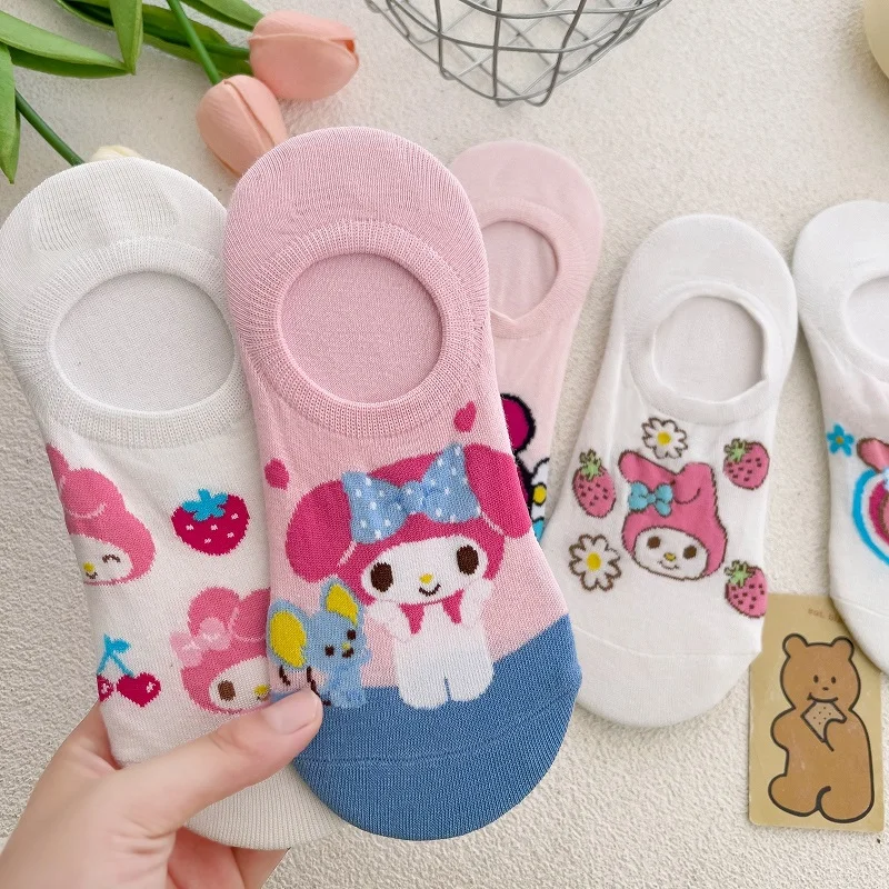 1 пара милые носки-лодочки для девочек