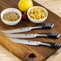 steak knife set 48pcs premium stainless steel chef knife wear resistant durable dinner tablewares restaurant slicing knives