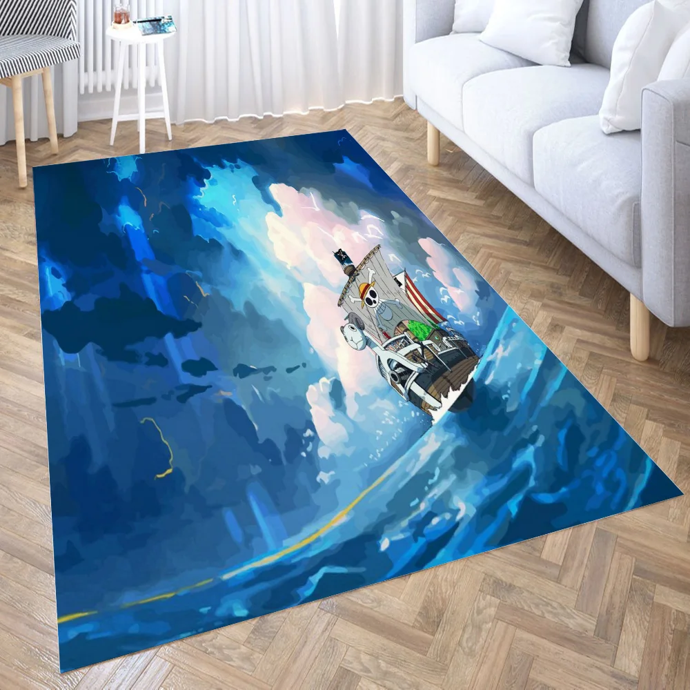 

Ocean Oneiece Cartoon New Pattern Floor Mat Door Mat Big Baby Crawl Carpet Non-slip Sheet Bedroom Living Room Home Decora