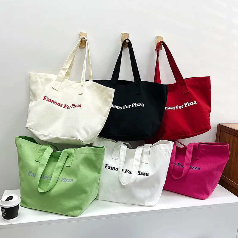 

Женская Холщовая Сумка для покупок, многоразовая вместительная Повседневная Холщовая Сумка-тоут для любых людей